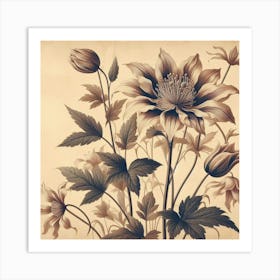 Floral Painting Art Print