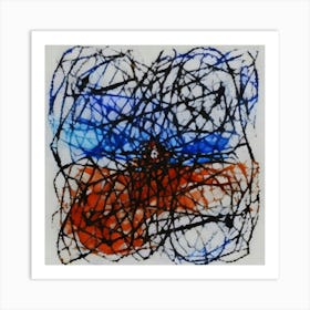 Abstract painting art 25 Art Print