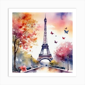 Paris Eiffel Tower 65 Art Print