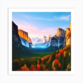 Yosemite National Park Art Print