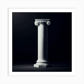 "The Ionic Order: A Study in Classical Architecture Art Print