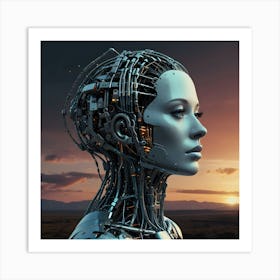 Awakening: The Birth of Artificial Consciousness Art Print