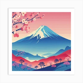 Japanese Cherry Blossoms Art Print