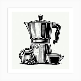 Coffee Maker 1 Art Print