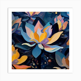 Lotus Flower 43 Art Print