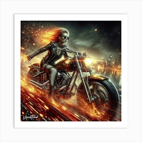 Night Rider Art Print