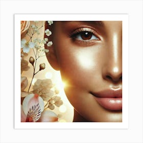 Beauty Stock Videos & Royalty-Free Footage Art Print