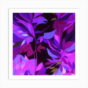 Magenta Botanical Art Print