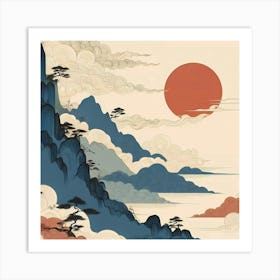 Asian Landscape 34 Art Print