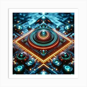 Futuristic Art Art Print