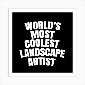 Landscape Artist Art Print