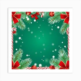 Fir Background Holiday Copy Space Happy Holiday Christmas Card New Year Topview Christmas Ba (13) Art Print