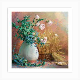 Flowers In A Vase 14 Art Print