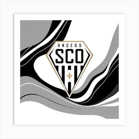 Angers SCO Logo Wall Arts 13 Art Print