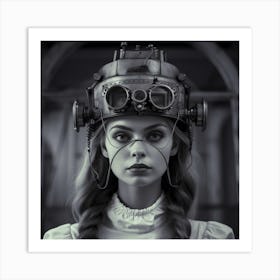 Steampunk Girl 11 Art Print