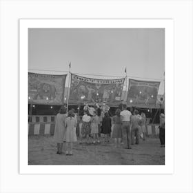 Untitled Photo, Possibly Related To Klamath Falls, Oregon, Circus Day By Russell Lee Art Print