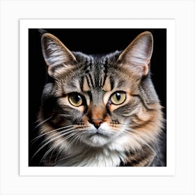 Portrait Of A Cat 1 Art Print