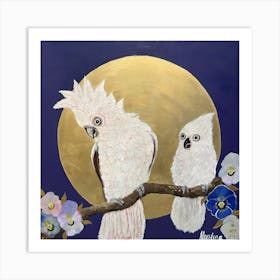 Cockatoos Art Print