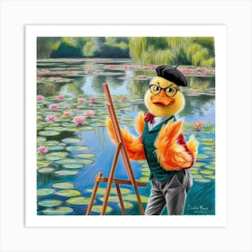 Artist Duck Art Print