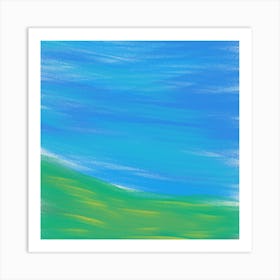 Sky/Grass Art Print