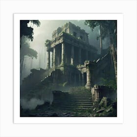 Ruins Of The Lost City Art Print