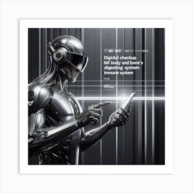 Robot 2 Art Print