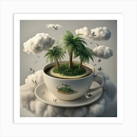 Island In A Cup 6 Art Print