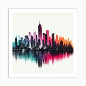 New York City Skyline 11 Art Print