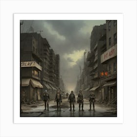 5 Survivors Art Print