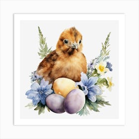 Easter Chick 1 Art Print