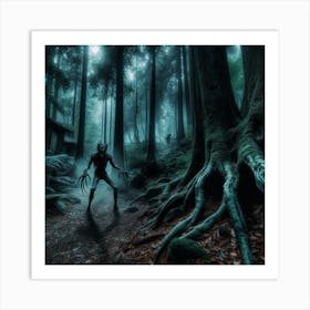 Dark Forest Art Print