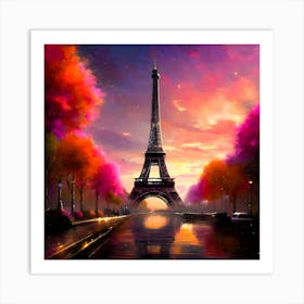 Eiffel Tower 1 Art Print