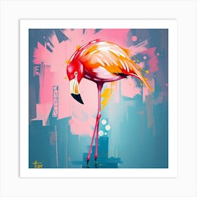 Flamingo 19 Art Print