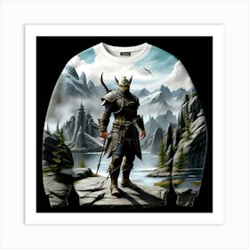 Skyrim Jumper Art Print