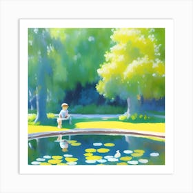 Pond In The Park 4 Art Print