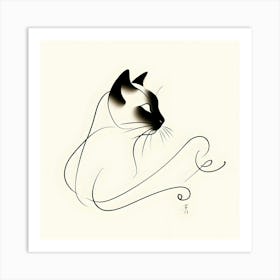 Siamese Cat 2 Art Print