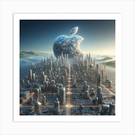 Futuristic Cityscape 132 Art Print