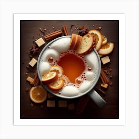 Coffee foam Art Print