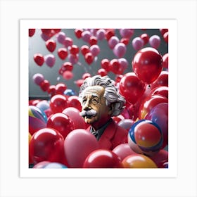 Albert Einstein 2 Art Print