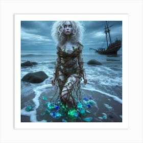 Majestic Shipwreck Art Print