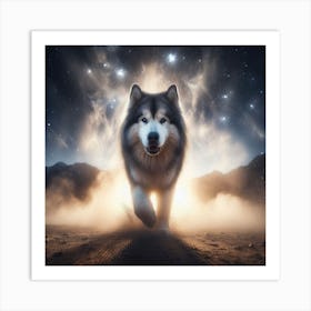 Husky Art Print