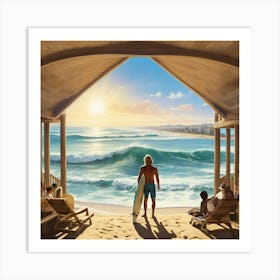 Surfer'S Paradise Art Print