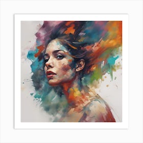 Portrait Of A Woman Art Print