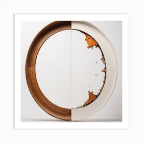 Round Mirror Art Print