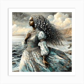 Exotic Beauty Artwork 123 Art Print