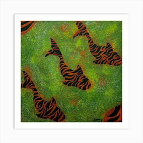 Tiger Sharks Art Print