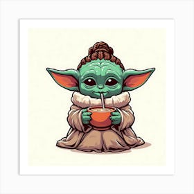 Child Yoda 1 Art Print