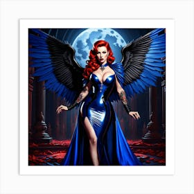 Blue Angel Art Print