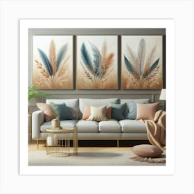 Feathers Wall Art 1 Art Print