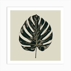 Monstera Leaf 2 Art Print